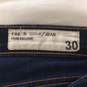 Rag and Bone High Rise Skinny Jeans